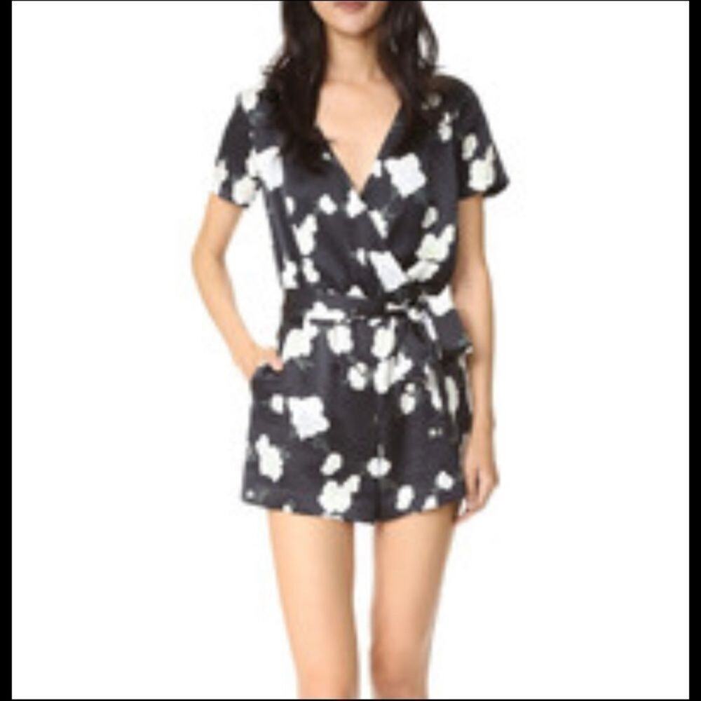CLUB MONACO ZEMPHIRA SILK ROMPER SIZE 2